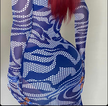 Load image into Gallery viewer, Blue Ninja Dress
